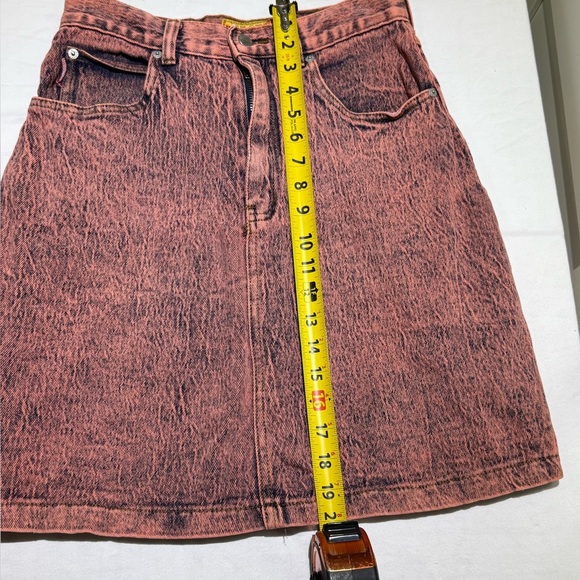 Denim acid washed Pink Skirt - Picture 8 of 8